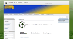 Desktop Screenshot of fussball-lauenau.de