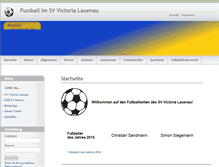 Tablet Screenshot of fussball-lauenau.de